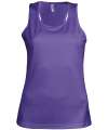 PA442 Women's Sports Vest Purple colour image